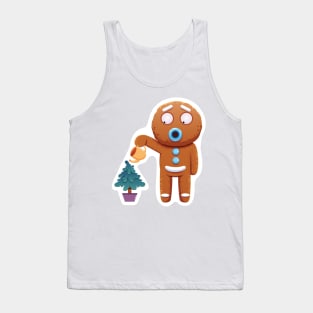 Christmas Sticker, Ginger Man Sticker Tank Top